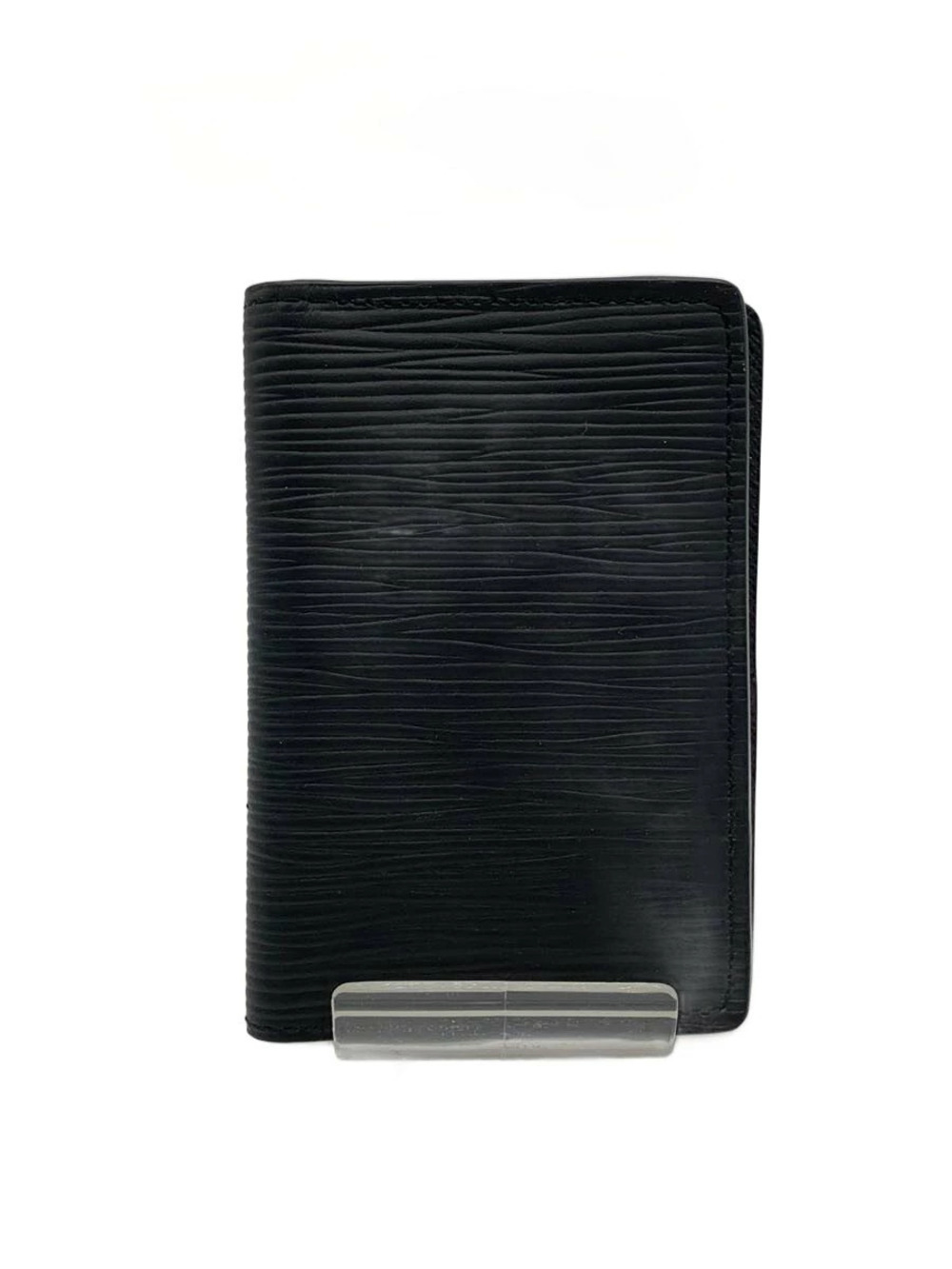 LOUIS VUITTON Organizer de Poche Epi Leather Black